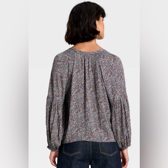 New Universal Thread Multicolor Button-Up Blouse - Picture 2 of 6